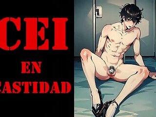 JOI and CEI in chastity.