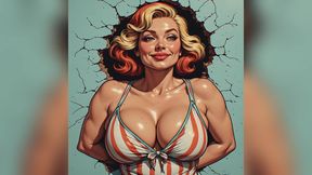 Big Boob Babes in Swimsuits Art