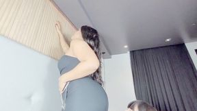 DOMINATED BY THE SADISTIC AND GASY VERONIZA LINS WITH HER STINKY FARTS - CLIP 1