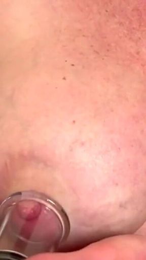 Hard Play with Pierced Nipples and Pumping Suck Big Boobs