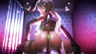 【MMD R-19 year old SEX DANCE】BUNNY EROTIC HOT BODY LONG BUTTS テイスティインテンスセックス [MMD]