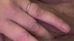 close-up pussy fingering and hard, loud, intense orgasm.