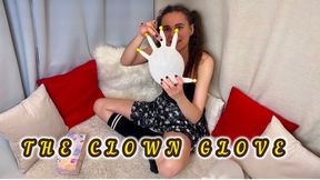 I BLOW UP A RUBBER GLOVE AND TURNED IT INTO A CLOWN 1080