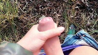 Wild Outdoor Fuck Fest Aftermath: Amateur Slut Eats & Dumps Jizz!