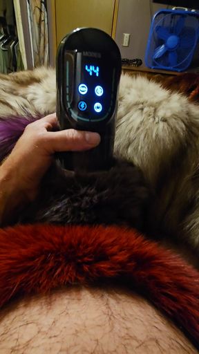 Fur fetish sucking fucking fluffy machine cum dumpster boy toy sexy fur tail