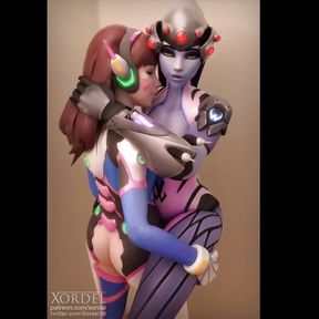 Futa D.Va In Between Widowmakers Legs