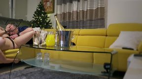 Merry Christmas and Happy New Year, Last Hot Romantic Sex of the Year, at the New Year's Party with Dada Deville