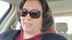 Enjoying a smoke in the car at the park