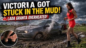Vika Stuck in the Mud Pushing the Car to Its Limits 20 Min