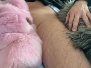 Pink Fur Masturbation