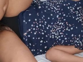 Latina Teen Gets Her Pussy Filled by Her Boss While Talking to Her Husband