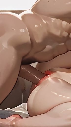 Wild Lovemaking: Boy Dominates Girl in Pulsing Waves of Carnal Hunger Now.ai   Clip 1