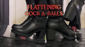 Secretary Flattening Cock and Balls, Plexiglass and Black Heels (Slave POV Version) - Tamystarly - Cock Balls Crush Trample, CBT, Bootjob, Trampling, Shoejob, Stomping