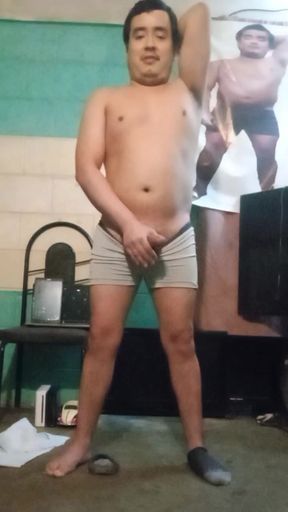 Jesus in boxer pulling his penis chapter 14