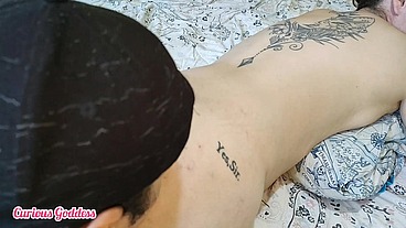 Curious Goddess - hot pregnant big ass small hairy pussy sitting on face giving pussy cheating on husband part 2