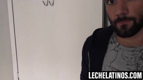 LecheLatinos.com - Gonzo pleasures my boner and balls for cash