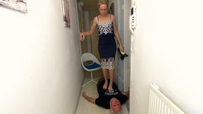 Danielle Trampling Bare Foot & Heels 2
