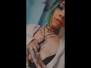 New sweater titty tease
