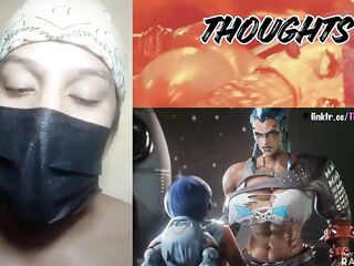 Juno gets her mouth DRILLED by a LARGE KNOB - Overwatch Shemale hentai