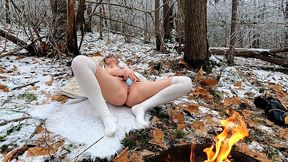 je fais monter la temperature au milieu des bois givres avec un plaisir ...