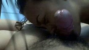 Duo of horny Asian bitches share one sugary tiny cock int he shower