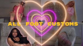 Ebony Femdom Goddess Aspen Aires Compiles All Of Her Foot Worship Content Into ONE