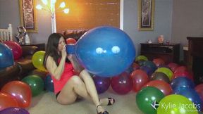 8 Balloon Blow2Pop Compilation #5 - Kylie Jacobs - MP4 1080p HD