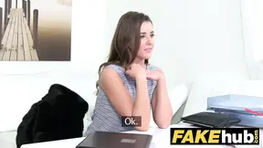 Female Sex Sexy model gets her first taste of hot agents