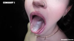 GloryholeSecrets - January Gloryhole CUMPILATION - Hot Blonde And Brunette On Their Knees Sucking Cock