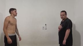 MASTER ED FACE KICK AND PISS DOM