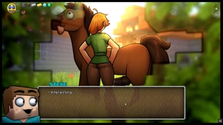 HornyCraft [Minecraft Parody Hentai game PornPlay ] Ep.7 outdoor romantic sex under the moon light