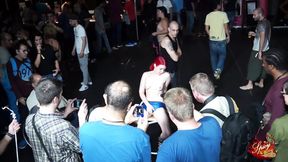 Public fuck among the people