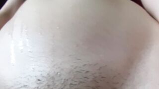 Sweat after Workout on my Abdominals and Pubic Hairs