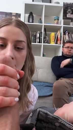 VIP4K. A Young Nymphomaniac can't control her Wet Pussy and Jumps on a Stranger's cock   Clip 2