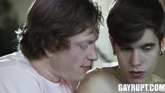 Kyle Connors, Hoss Kado and Levi Rhodes in Hardcore Bareback Threesome