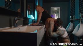 Tatted Muscle Jock Travis Connor Barebacks Young Hunk Tony