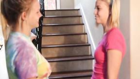 ”Teen babe masturbates for the camera”