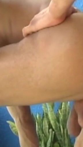Two Sexy Latino Boys Fucking Bareback in the Beach for Fun Exhib