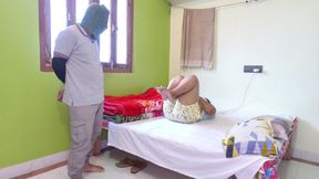 Brunette with Big Natural Tits Gets Fucked Hard by Her Yoga Instructor