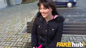 Female Agent Busty agents toys get model wet and horny