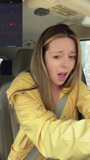 Thankful for my raincoat cuz my pussy is POURING! Rainy day Starbucks Drive Thru with my LUSH!!