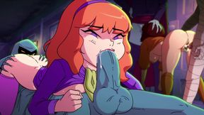 Mystery Inc.&#039;s Monster Gangbang: Velma and Daphne Were Taken by a Horde of Horrifying Creatures