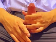 変態男子Yシャツ姿でオナニー❤︎（4K縦長動画）