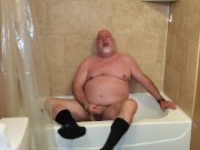 Bear gets pissed and cummed on by BBC