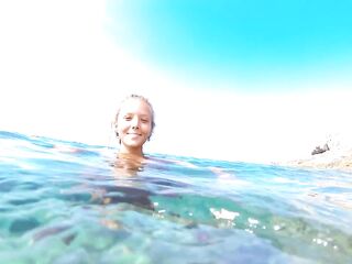 Corsica Explicit Nudist Katya Clover