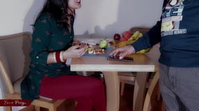Priya Bhabhi firting, romance and sex with young devar and creampie