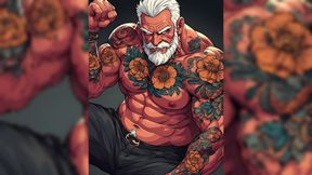 Tattoo Muscle Men Sexy Ai Art