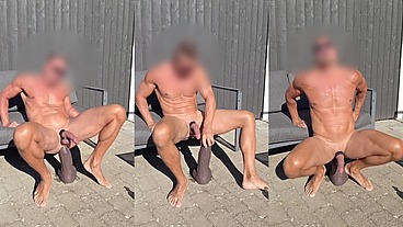 Nicey - Big Monsterdildo filling me up