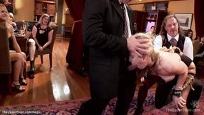 ”Blonds rough screwed at bdsm party”