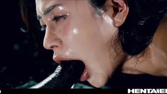 Rae Lil Black's Fetish Fantasy Fulfilled by Massive Alien Monster